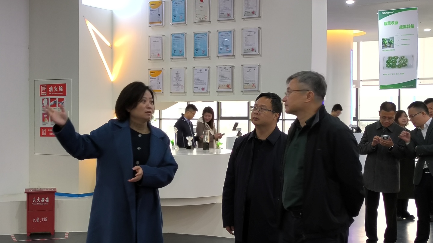 2023年11月13日，廣州市政府副秘書(shū)長(zhǎng)高裕躍一行到成威科技調(diào)研